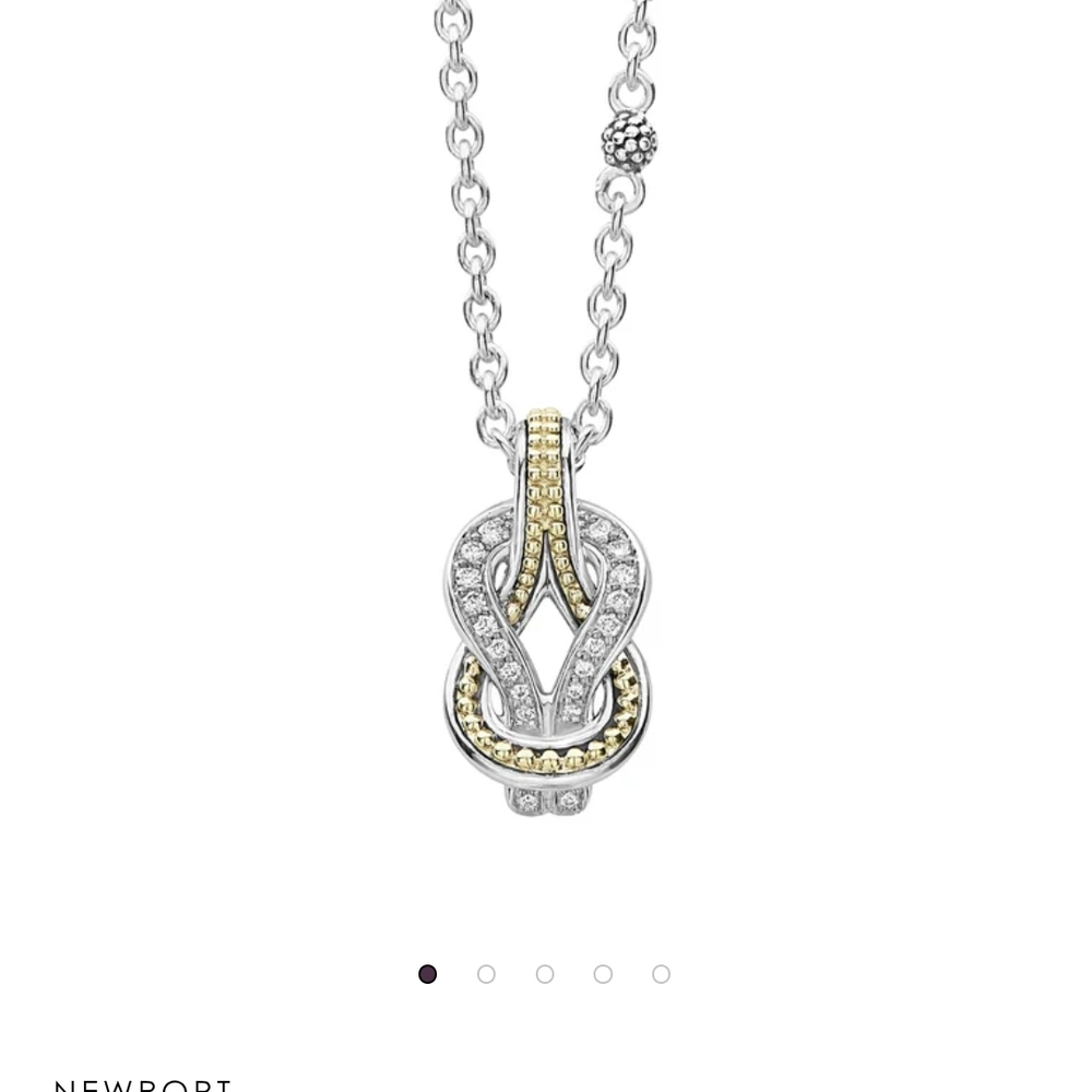 LAGOS Two-Tone Silver and Gold Necklace